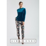 Pantalón ALBA CONDE estampado flores