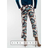 Pantalón ALBA CONDE estampado flores