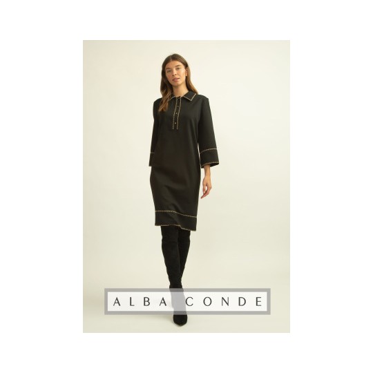 Vestido ALBA CONDE negro