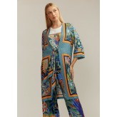 Kimono ALBA CONDE larrgo multicolor