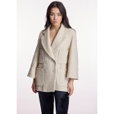 Chaqueta ALBA CONDE de tweed cruda