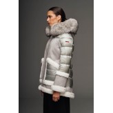 Parka DICHI plata combinada