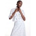 Blusa ALBA CONDE troquelada blanca