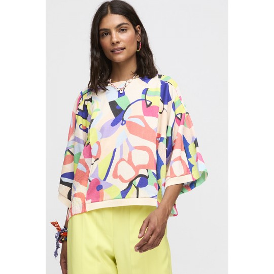 Blusa ALDO MARTINS multicolor