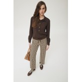 Blusa OKY COKY marron