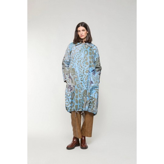 Gabardina MERCEDES DE MIGUEL azul