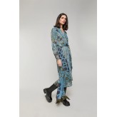 Vestido MERCEDES DE MIGUEL azul