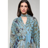 Vestido MERCEDES DE MIGUEL azul