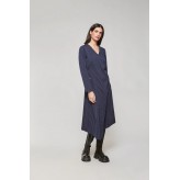 Vestido MERCEDES DE MIGUEL azul marino