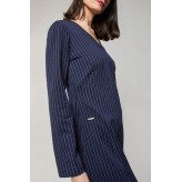 Vestido MERCEDES DE MIGUEL azul marino