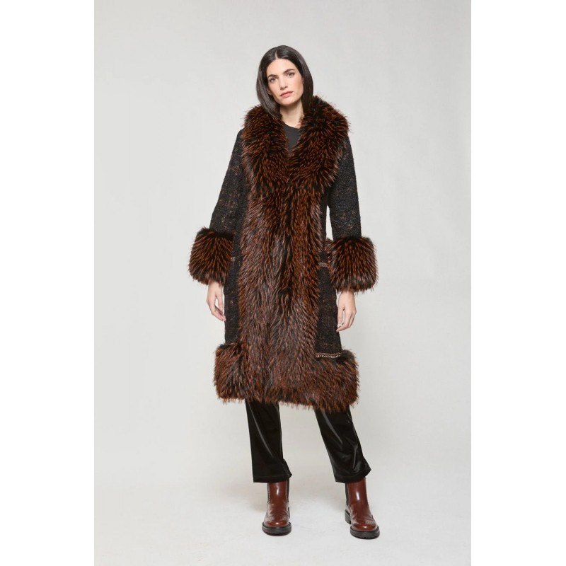 Abrigo MERCEDES DE MIGUEL marino