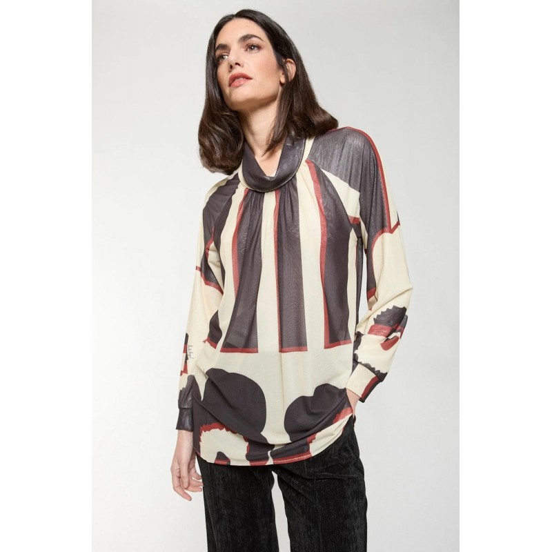 Blusa MERCEDES DE MIGUEL bicolor