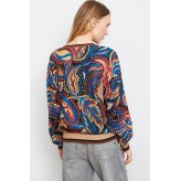 Blusa ALDO MARTINS multicolor