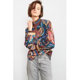 Blusa ALDO MARTINS multicolor