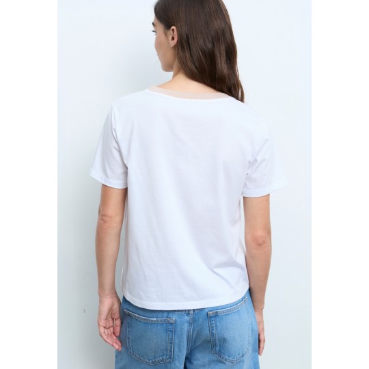 Camiseta ALDO MARTINS blanca casa