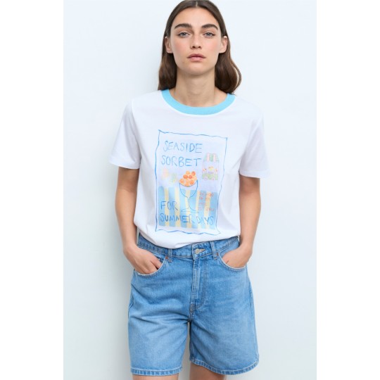 Camiseta ALDO MARTINS blanca