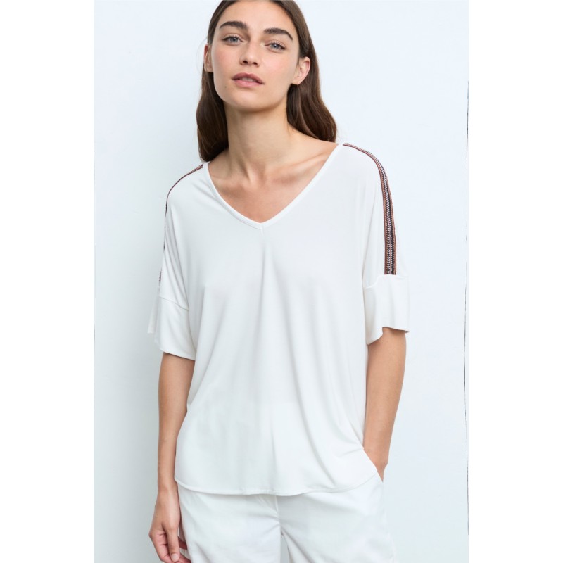 Camiseta ALDO MARTINS blanco roto