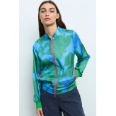Chaqueta ALDO MARTINS tonos azules y verdes