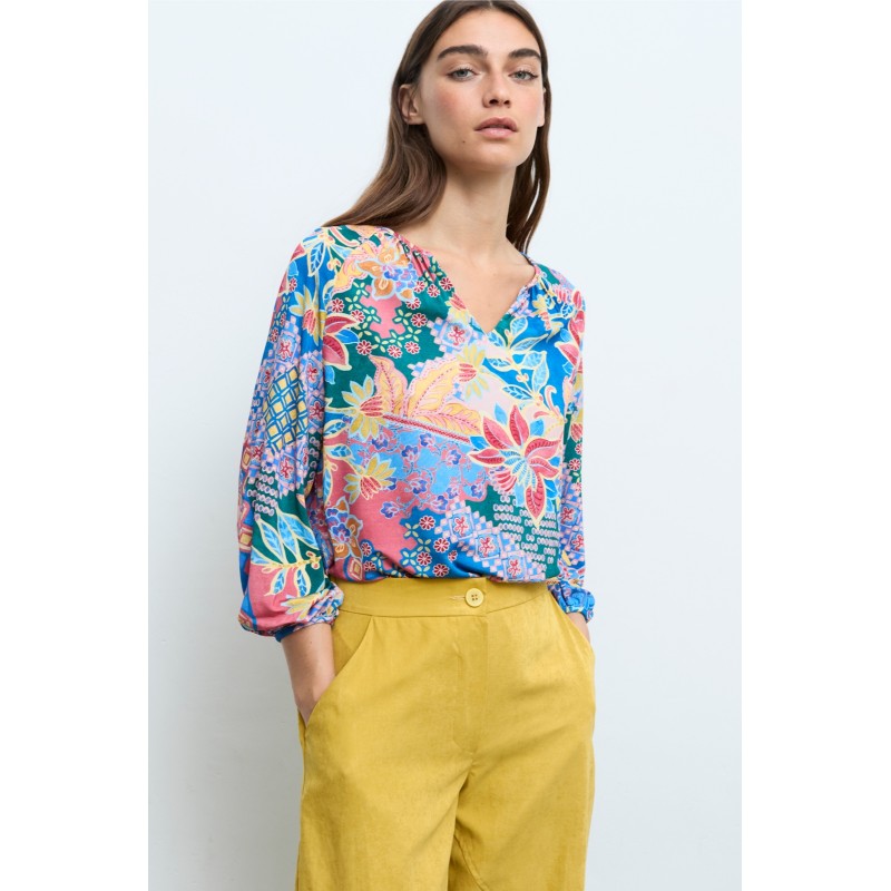 Blusa ALDO MARTINS estampada