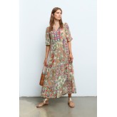 Vestido ALDO MARTINS estampado floral