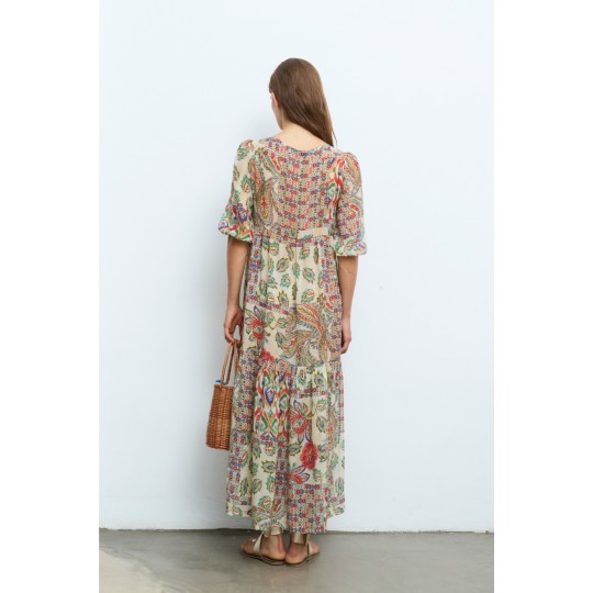 Vestido ALDO MARTINS estampado floral