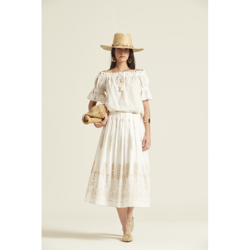 Conjunto OKY COKY blanco arena