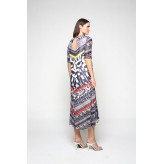 Vestido MERCEDES DE MIGUEL estampado