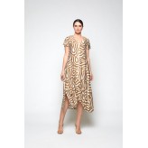 Vestido MERCEDES DE MIGUEL camel