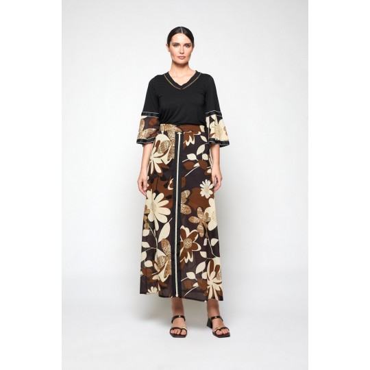 Camiseta MERCEDES DE MIGUEL negra