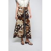 Falda MERCEDES DE MIGUEL estampada