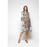 Vestido MERCEDES DE MIGUEL bicolor