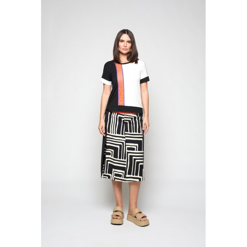 Falda MERCEDES DE MIGUEL negra