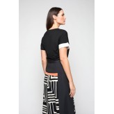 Falda MERCEDES DE MIGUEL negra