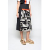 Falda MERCEDES DE MIGUEL negra