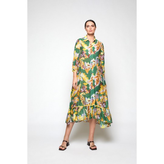 Vestido MERCEDES DE MIGUEL verde