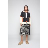 Cazadora MERCEDES DE MIGUEL tricolor