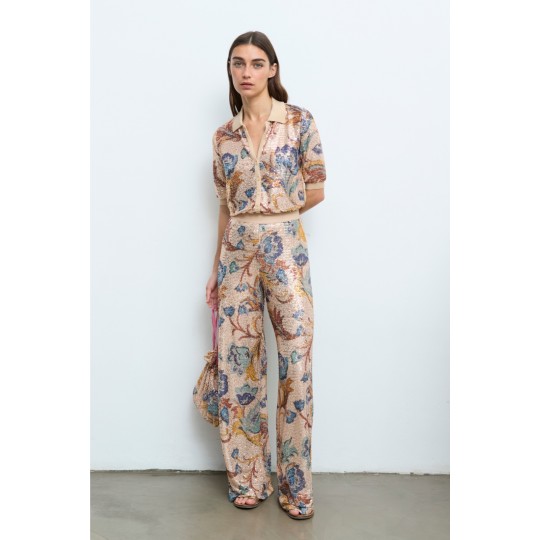 Blusa ALDO MARTINS lentejuelas