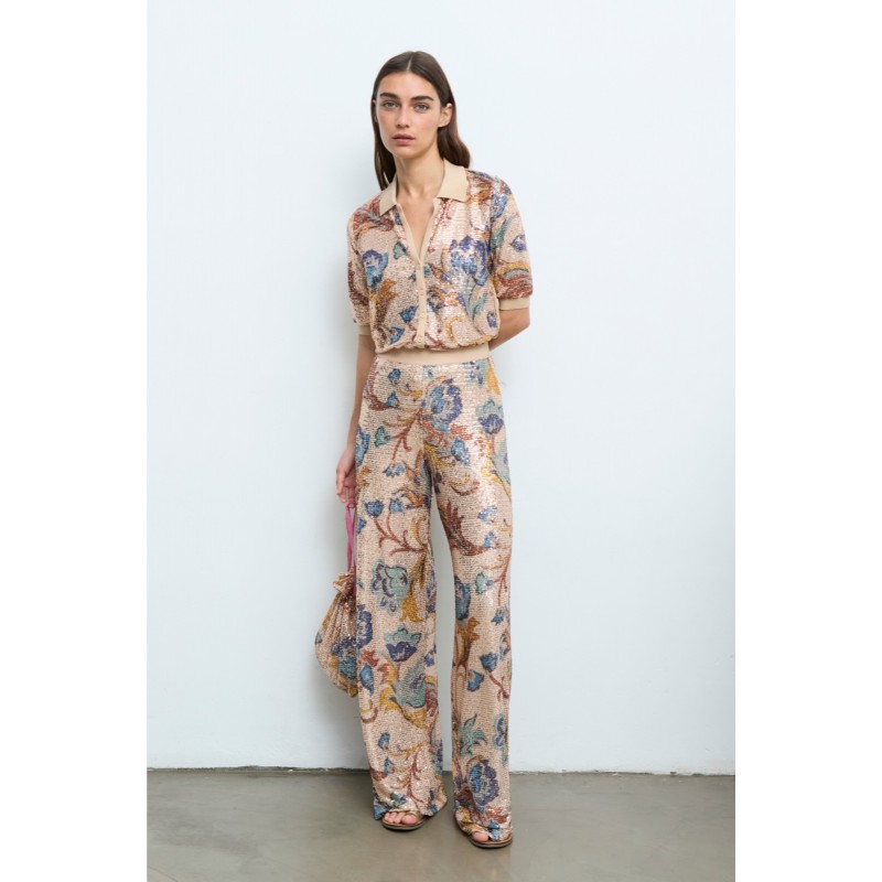 Blusa ALDO MARTINS lentejuelas