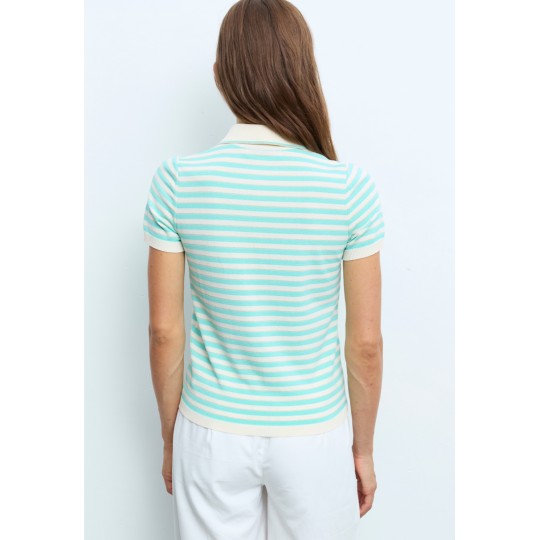 Blusa ALDO MARTINS AZUL MARINO