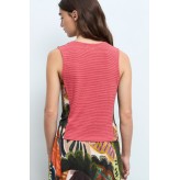 Blusa ALDO MARTINS sin mangas