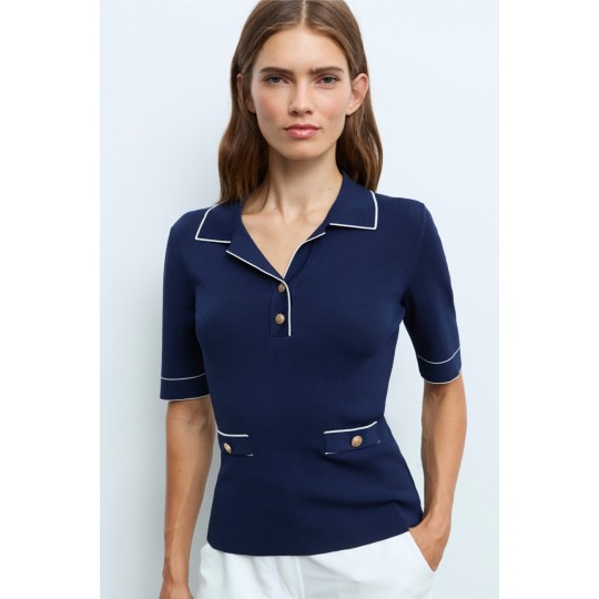 Polo ALDO MARTINS azul marino