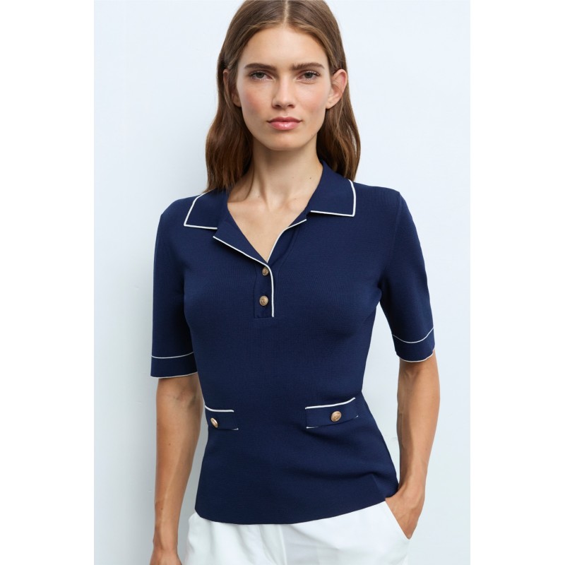 Polo ALDO MARTINS azul marino